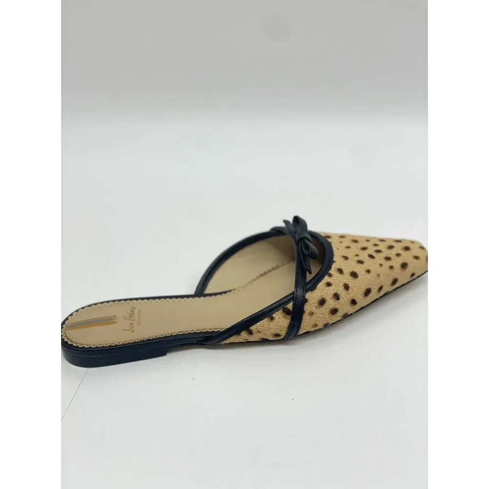 Sam Edelman Women's Carol Bow Tie Mules - Tan Cheetah 7M - Picture 2 of 7